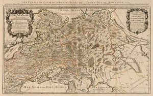 Polski: Mapa Białej Rosji lub Moskwy